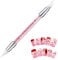 Outils d'art de ongles - brosse à ongles en silicone | Brosse en gel à Nails Art, pinceau de peinture en silicone pour ongles, outil de silicone de conception de ongles, Duals Tipped Nail Brushes Set