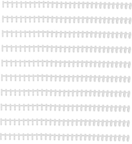 DIYEAH 10Stücke Notebook Ringbindung Spiralkreise DIY Binder Zubehör Anpassbar Einfach zu Verwenden Lagern für Dokumente und Notizen