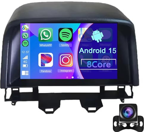 Estéreo Para Automóvil Android 15 Para Mazda 6 2004-2015 Con Carplay Inalámbrico Android Auto Radio Para Automóvil Con Pantalla Táctil De 9 Pulgadas Bluetooth GPS WIFI FM RDS Mirror(Color:WIFI 1G+32G)