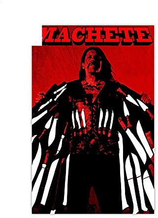 13 cm x 8,8 cm für Machete Autoaufkleber wasserdicht Vinyl Anime Aufkleber kratzfest modisch