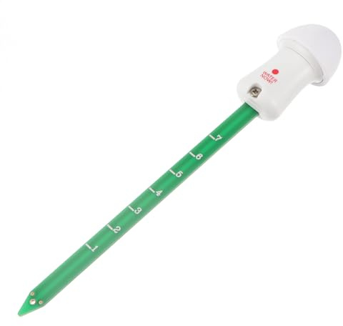 Veemoon Humidimètre du Sol Testeur D'humidité du Sol pour Plantes, Blanc | Mode Manuel et Automatique, Pcb Abs Pp, Batterie Lr44 Incluse, Usage Intérieur