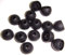 Xcessor Ricambio di Alta Qualita Auricolari Earbud/Earpad in Silicone 7 Paia (Set da 14 Pezzi). Compatibile con la Maggior Auricolare Cuffie Marche. Taglia: MEDIO (M). Nero