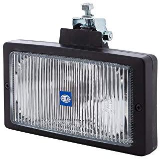 HELLA 1NE 006 300-071 Halogen-Nebelscheinwerfer - Jumbo 220 - 12/24V - rechteckig - Anbau - glasklare Streuscheibe - Lichtscheibenfarbe: transparent - rechts/links