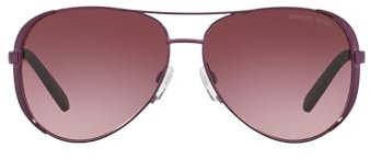 Michael Kors Damen Chelsea 11588H 59 Sonnenbrille, Violett (Plum/Burgundy Gradient)