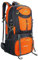 50L Sport Outdoor Rucksack, Travel Rucksack, Rucksack Wandern, ideal für Outdoor Sport, Wandern, Trekking, Camping Reisen, Bergsteigen. wasserdichte Bergsteigtasche, Reiseklettern Daypacks(Orange)