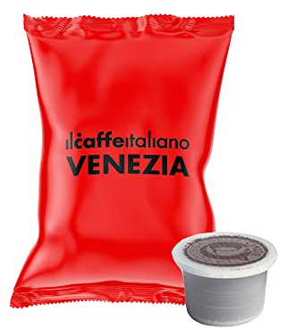 Il Caffè Italiano Capsule Uno System Compatibili Venezia - 100pz | Capsule Compatibili Uno System Con Aroma Equilibrato e Cremoso | Uno System Capsule Compatibili Made In Italy | Frhome