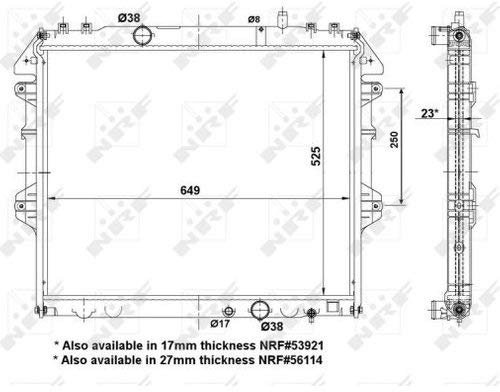 NRF 53921 A Kühlmittel des Motor