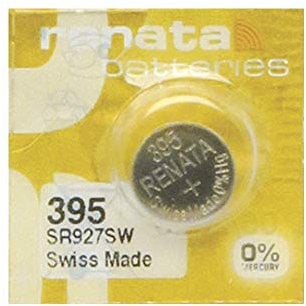 Renata MP-E 395 SR927SW Watch Battery, 60% More Powerful, 1 Battery