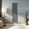 Acezanble∣Vertical Flat Panel Radiators Central Heating Anthracite Single Designer 1800x408mm