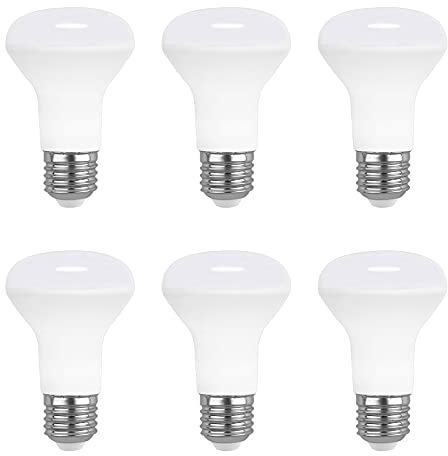 Akynite LED-Reflektor R63 E27 7W Warmweiß 2700K, 665LM mit 120° Abstrahlwinkel, Ersatz Halogenstrahler E27 60W, AC 220V, R63 LED Reflektorlampen für Deckenstrahler, Nicht Dimmbar, 6er-Set