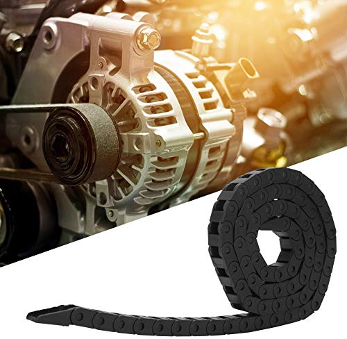 1m R15 Kabelschleppkette 7 X 7mm Schwarzer Nylondrahtträger für 3D-Drucker CNC-Maschine, Energiekette