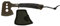 NEO TOOLS Campingaxtlänge 26 cm, Klingenlänge 8 cm, Edelstahl 3Cr13, Paracord-Griff, Handgelenkgriff, satinierter Stahl, Nylontasche, Camping Axt, Axt Survival, Outdoor - Axt Äxte Hatchet Beil