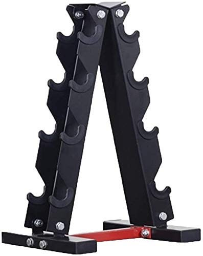 Barbell A-Frame Dumbbell Rack -Dumbbell Gym Arm 4-layer Dumbbell Storage Rack -Home Fitness Equipment- Dumbbell Display Storage Weight Tree Rack