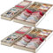 Bazasa 8er Shubladen Organizer Odnungssystem für Kleidershrank Beige&Brown Schublade Organizer Schrank Aufbewahrung Box Faltbare Schubladentrenner für Unterwäsche BHS Socken Krawatten Wickelbedarf