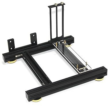 Voragrl 1 Piece Upgrade GPU+PSU Holder DIY External Graphics Card Rack Black Aluminum Alloy with Power Supply Base for ATX PSU Aluminum Support EXP GDC Dock