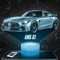 Lampephoto.fr Nachttischlampe - Touch-Nachtlicht Auto Supercar AMG GT 3D-LED-Lampe Illusion, Geschenkidee Weihnachten Geburtstag Junge und Mädchen Nachttischlampe Kinder- oder Erwachsenenzimmer TOP