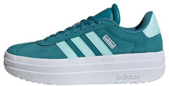 adidas Kids' Chaussure VL Court Bold Lifestyle Enfants, Arctic Fusion/Semi Flash Aqua/Cloud White, 37 1/3