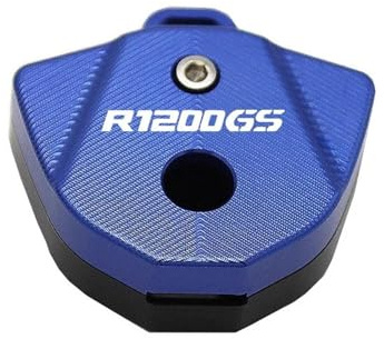 HUIWOR Schlüsselgehäuse Für BM&W R1200GS R 1200 GS LC ADV Motorrad CNC Schlüssel Fall Shell Cover Blau Legierung schlüsselbund Geflochtenen Seil Schlüssel ring Zubehör Motorrad Schlüsseletui