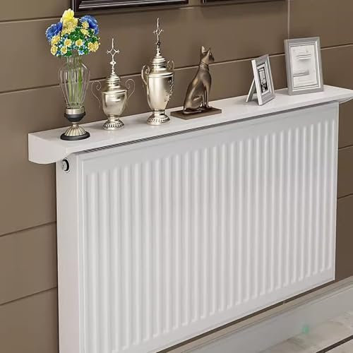 MTSYXYM Regal über Heizkörper,Heizkörperabdeckung,Verkleidung Heizkörper,Für die Installation müssen Keine Löcher gebohrt Werden, Starke Tragfähigkeit, leicht zu reinigen,für Schlafzimmer.(90cm)