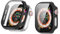 TINGYR 2 Piezas Funda Compatible con Apple Watch Series 10 46mm, PC + Vidrio Templado para Proteger la Pantalla, Anticaída, Carcasa Compatible con Apple Watch Series 10 46mm.