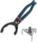 2Pcs Universal Adjustable Oil Filter Wrench Set 12 Inch Oil Filter Pliers, 3 Jaw 2 Way Removal Tool,63mm-103mm Capacity, Oil Filter Change Tool for Cars Motorcycles, and Trucks Use