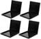 MERRYHAPY 4pcs Dark Case Uv Jelly Glue Storage Box Nail Gel Polish Dark Storage Box for Light Avoidance