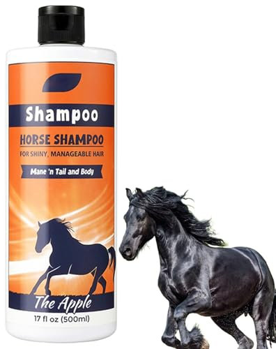 Hogvinnatil Horse Shampoo, Mähne und Heck Conditioner | Deep Nourishing Tail and Mane Shampoo 500ml Conditioner,Pferdepflegezubehör, Mantelreiniger -Duschgel zum Reinigen und Konditionieren