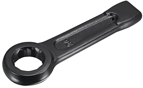 QUARKZMAN 34mm Box End Schlagring-Schlüssel, Hochfester Stahl Einzelkopf-Spanner Handwerkzeug