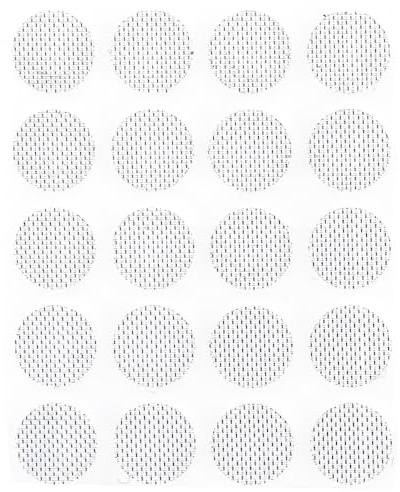 Gammaeon Kopfhörer Mesh Filter, 4 mm, 20 Stück Staubnetzwerk Schalen, Stahlgeflecht für In-Ear Kopfhörer