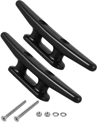 WUNZILO 2er-Set Festmacherklampe aus Hochertigem Nylon,Anlegeklampe,Bootsklampe,Kunststoffklampe,Nylon Klampe,Bootsklampe Kajak,Beleg-Klampe