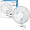 12 Oscillating Desk Fan – White | 3-Speed Portable Electric Cooling Fan with Adjustable Tilt Head, Strong Airflow & Quiet Operation – Ideal for Home, Office, Bedroom, Table or Desk Use