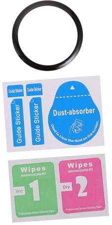 Uonlytech Pellicole Protettive Curve per Orologio con Utensile Pellicola Temperata Resistente Antigraffio Compatibile con Smartwatch KW66 e SW022 Protezione Completa Display