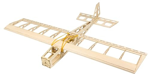 ERYUE Balsaholz-Flugzeug-Bausatz, Einfach zu Montierendes Elektrisches RC-Spielzeug für Erwachsene Im Freien, für Junior-Modellbauer – Dancing Wings Hobby R03 STICK-06 Flugzeug PNP-Version (PNP-Typ)
