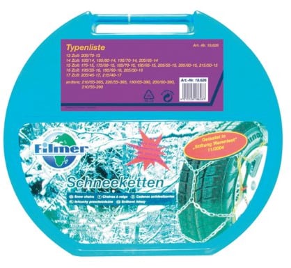 Filmer 18626 Schneekette SuperGrip KN80, 2 Stück