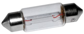 EUFAB 13084 Glühlampe, 12 V, 5W, SV8,5 11x 38