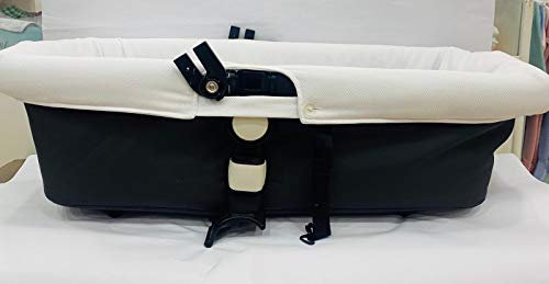 Funda capazo para bugaboo camaleon 2 y 3 en pique abeja blanco