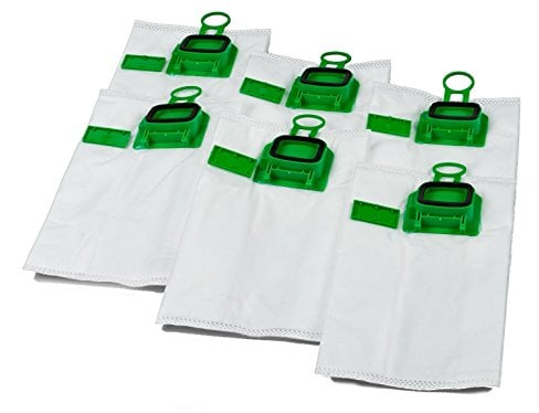PIESSEONLINE 6 Sacchetti in Microfibra Adattabile per Aspirapolvere Folletto modello VK140-150