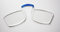 argus Lesebrille Kneifer Zwicker transparent im Scheckkartenformat für Damen oder Herren (+1,5 dpt.)