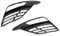 Seat Leon (5F) CUPRA Facelift Nebelscheinwerfer Abdeckung Gitter satinschwarz