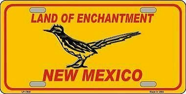 TNND Road Runner New Mexico Neuheit Metall Nummernschild Nummernschild 15,2 x 30,5 cm