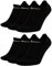 Nike Socken 6 Paar Sneakersocken Füßlinge Socken SX7700,6 Paar Schwarz,46-50