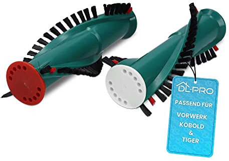 DL-pro 2X Bürstenrollen Bürste Staubsauger Elektrobürsten für Vorwerk EB 340 350 351