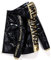 HAIBI Damen Daunenjacke Paar Weiße Ente Daunenjacke Kurz Brief Glänzend Männer Und Frauen Kapuze Dicke Lose Mantel, Schwarz, 4XL (92,100 Kg)