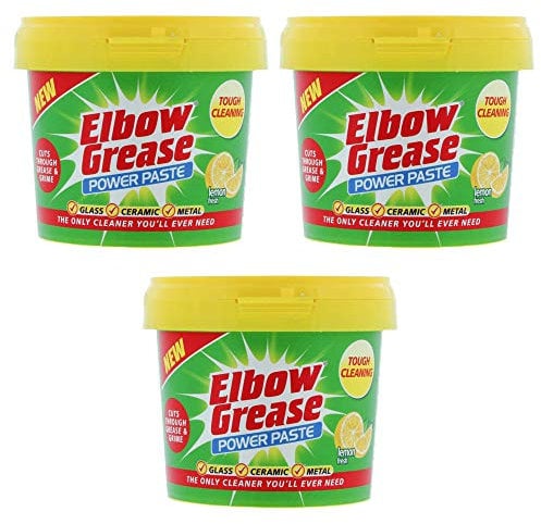 3 x 500g All Purpose Cleaning Lemon Paste Glass Ceramic Metal BBQ Kitchen Bath
