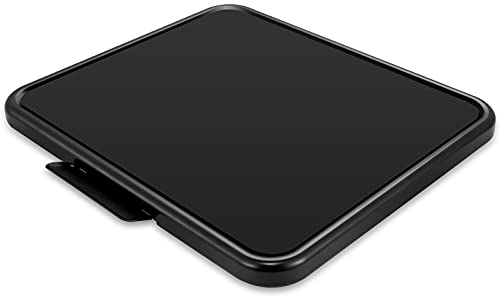 Kitchen Appliance Sliding Tray,Coffee Maker Rolling Tray Under Cabinet Appliance Organizer Toaster Blender Air Fryer Stand Mixer Countertop Storage Moving Slider (Steel, 13.8W x 11.7D)