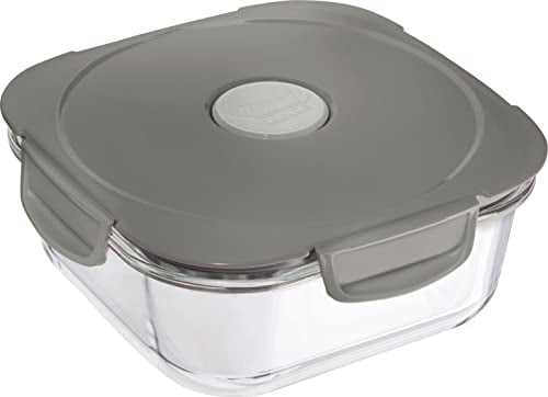 Maped PICNIK - Glas-Lunchbox Concept Adult, mikrowellengeeignet, 1,2 Liter - grau