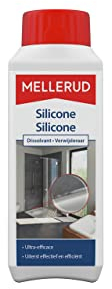 MELLERUD Dissolvant Silicone | 1 x 0,25 l | Pour enlever les joints, le silicone frais et durci | Utilisable sur toutes surfaces résistantes aux acides