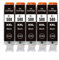 5 Tintenpatronen kompatibel mit Canon PGI-580 XXL für TR7500 TR7520 TR7550 TR7650 TR8500 TR8520 TR8550 TS6100 TS6150 TS6151 TS6200 TS6220 TS6240 TS6241 TS6250 TS6251 TS6300 TS6350 TS6351 TS705...