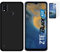 TODOBARATO 24HORAS Funda Compatible con ZTE Blade A51 4G Negra TPU Lisa Silicona Gel + Protector Cristal Templado 9H