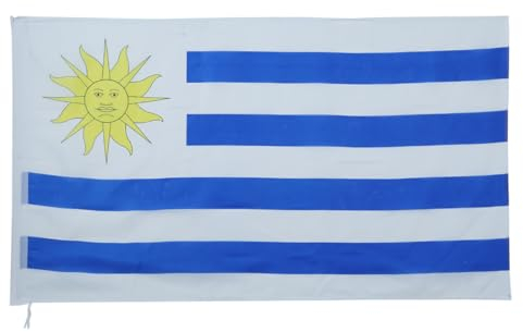 Sonia Originelli premium Fahne für jede Gelegenheit - hissfertig & wetterfest -Größe: ca. 90 x 150 cm, Farbe: Uruguay
